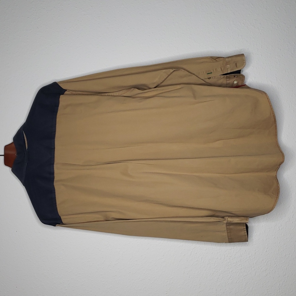 Vintage Tommy Hilfiger Cotton Wool Corduroy Colorblock Button Shirt Size L 90s - Picture 5 of 16